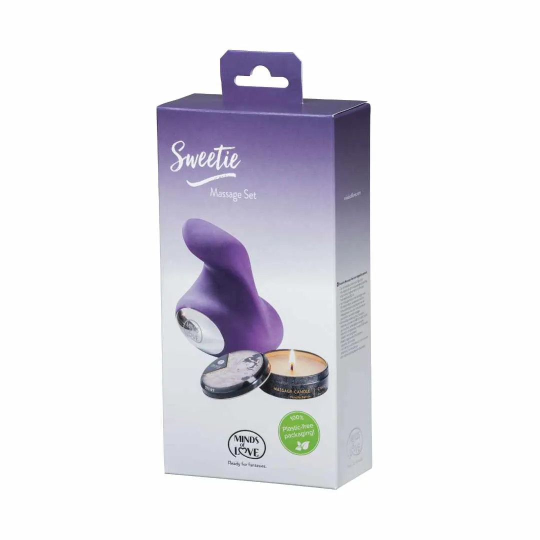 Vibrator „Sweetie“ plus Massagekerze – Bild 4