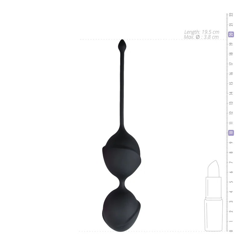 Doppelte schwarze Vaginalkugeln – Bild 3