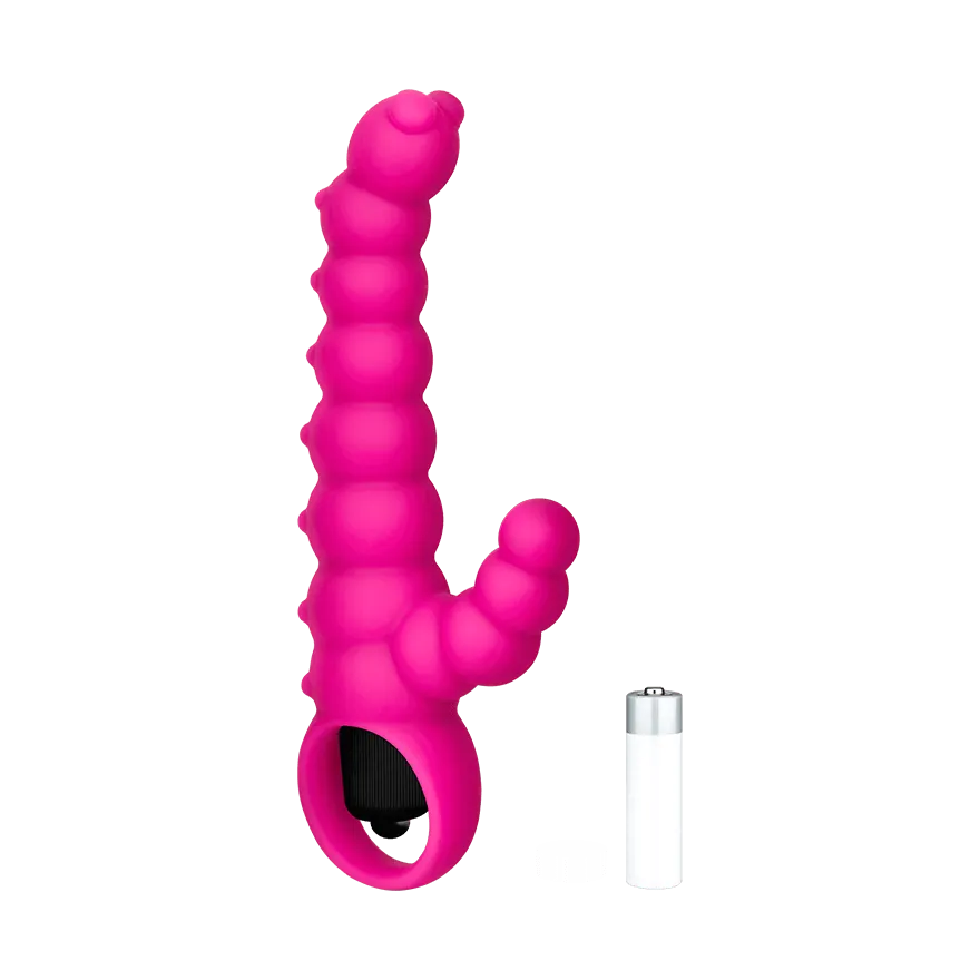 Silikonvibrator mit Struktur, 16,5 cm Silikonvibrator mit Struktur, 16,5 cm