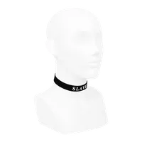 Silikon-Halsband mit Slave-Aufdruck Silikon-Halsband mit Slave-Aufdruck