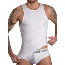 Eros Veneziani Angelo: Tanktop, weiß (S/M) Eros Veneziani Angelo: Tanktop, weiß (S/M)