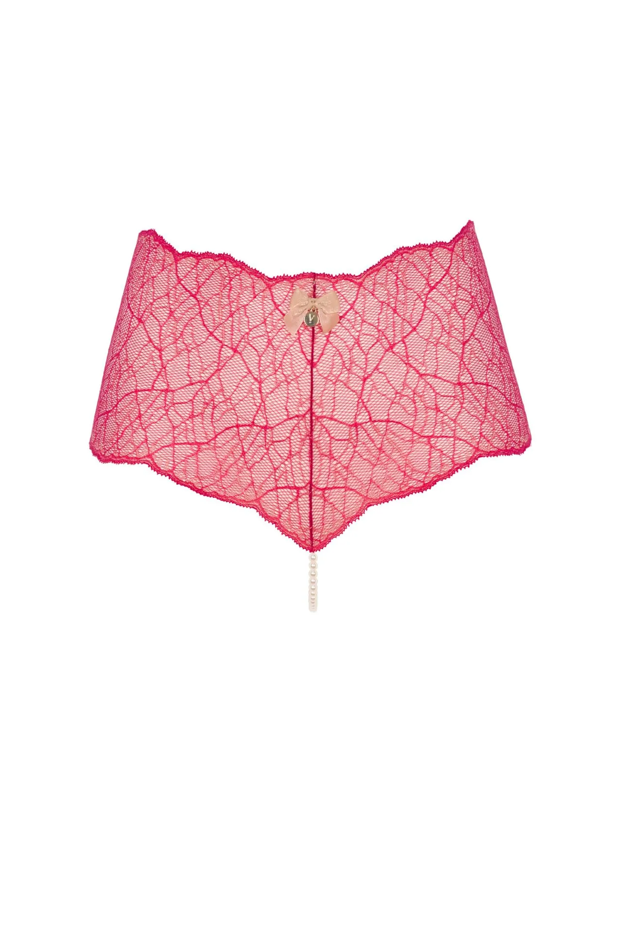 Bracli - Sydney Panty Rot - Luxus Perlenstring Dessous Größe L Bracli - Sydney Panty Rot - Luxus Perlenstring Dessous Größe L