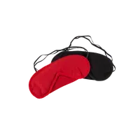 Augenmasken-Set schwarz + rot Augenmasken-Set schwarz + rot