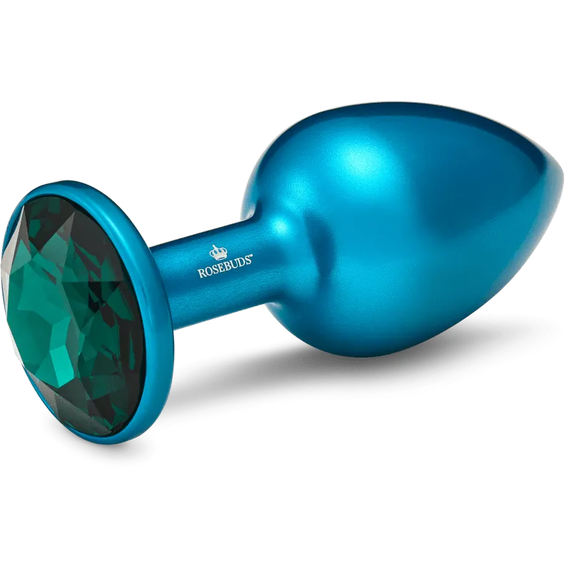 Rosebuds™ - Medium Alu Blue Crystal Rosebuds™ - Medium Alu Blue Crystal