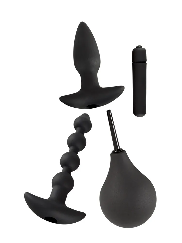 Black Velvets Anal Kit: Analtoy-Set, schwarz Black Velvets Anal Kit: Analtoy-Set, schwarz