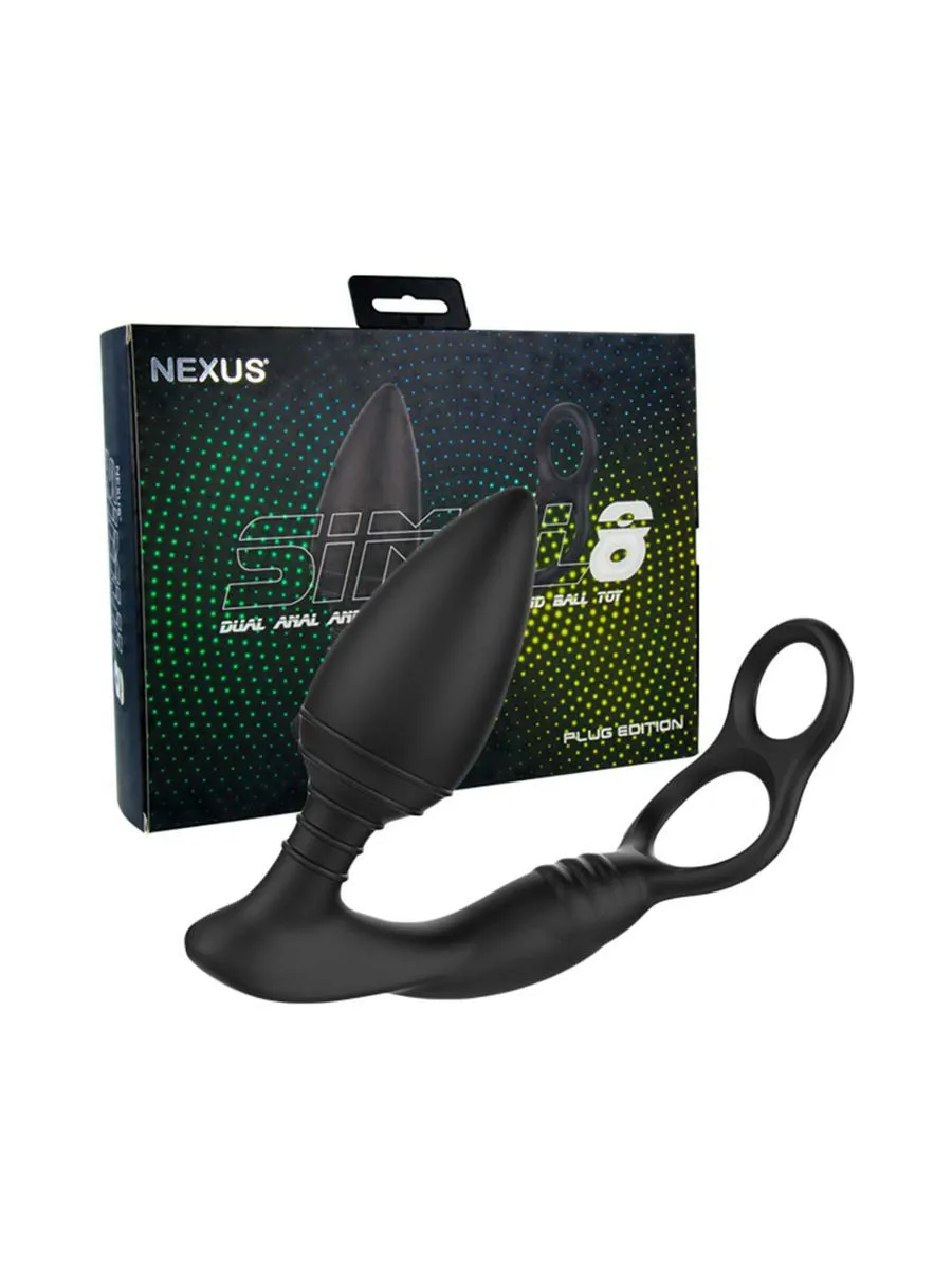 Nexus Simul8 Plug Edition: Vibro-Analplug, schwarz Nexus Simul8 Plug Edition: Vibro-Analplug, schwarz