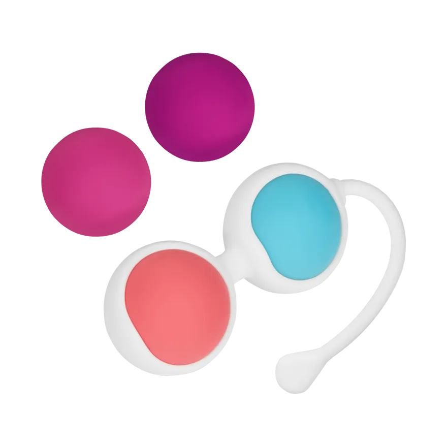 Liebeskugeln mit Wechselkugeln aus Silikon, 2,8 cm Liebeskugeln mit Wechselkugeln aus Silikon, 2,8 cm