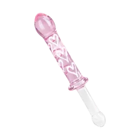 Glasdildo mit Herz-Applikation, 22 cm Glasdildo mit Herz-Applikation, 22 cm