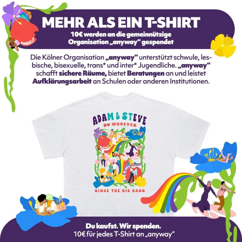 AMORELIE »Big Bang« T-Shirt Unisex – Bild 2