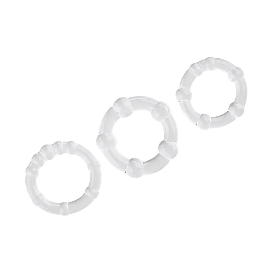 Erection Rings, 3 Stück, 3,1-3,4cm Erection Rings, 3 Stück, 3,1-3,4cm