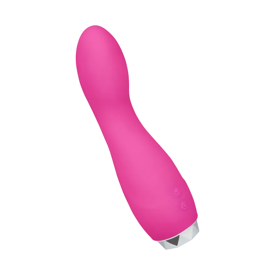 G-Spot-Vibrator aus Silikon, 15,5 cm G-Spot-Vibrator aus Silikon, 15,5 cm