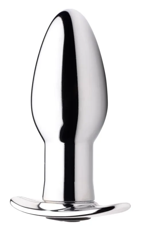 Chrome Blast Wiederaufladbarer Analplug mit Fernbedienung - klein Chrome Blast Wiederaufladbarer Analplug mit Fernbedienung - klein