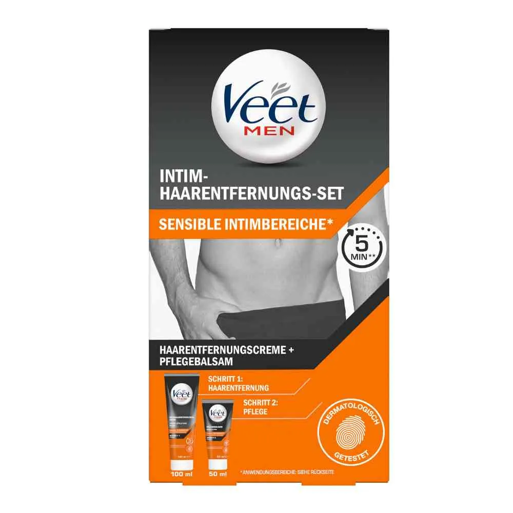 Haarentfernungsset "Men Intim Creme" – Bild 3