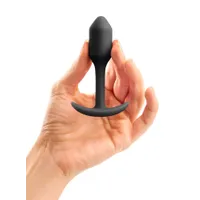 B-Vibe Snug Plug 1: Analplug, schwarz B-Vibe Snug Plug 1: Analplug, schwarz
