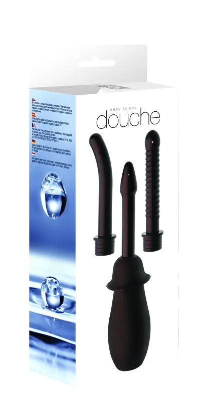 Anal Douche Kit Black Anal Douche Kit Black