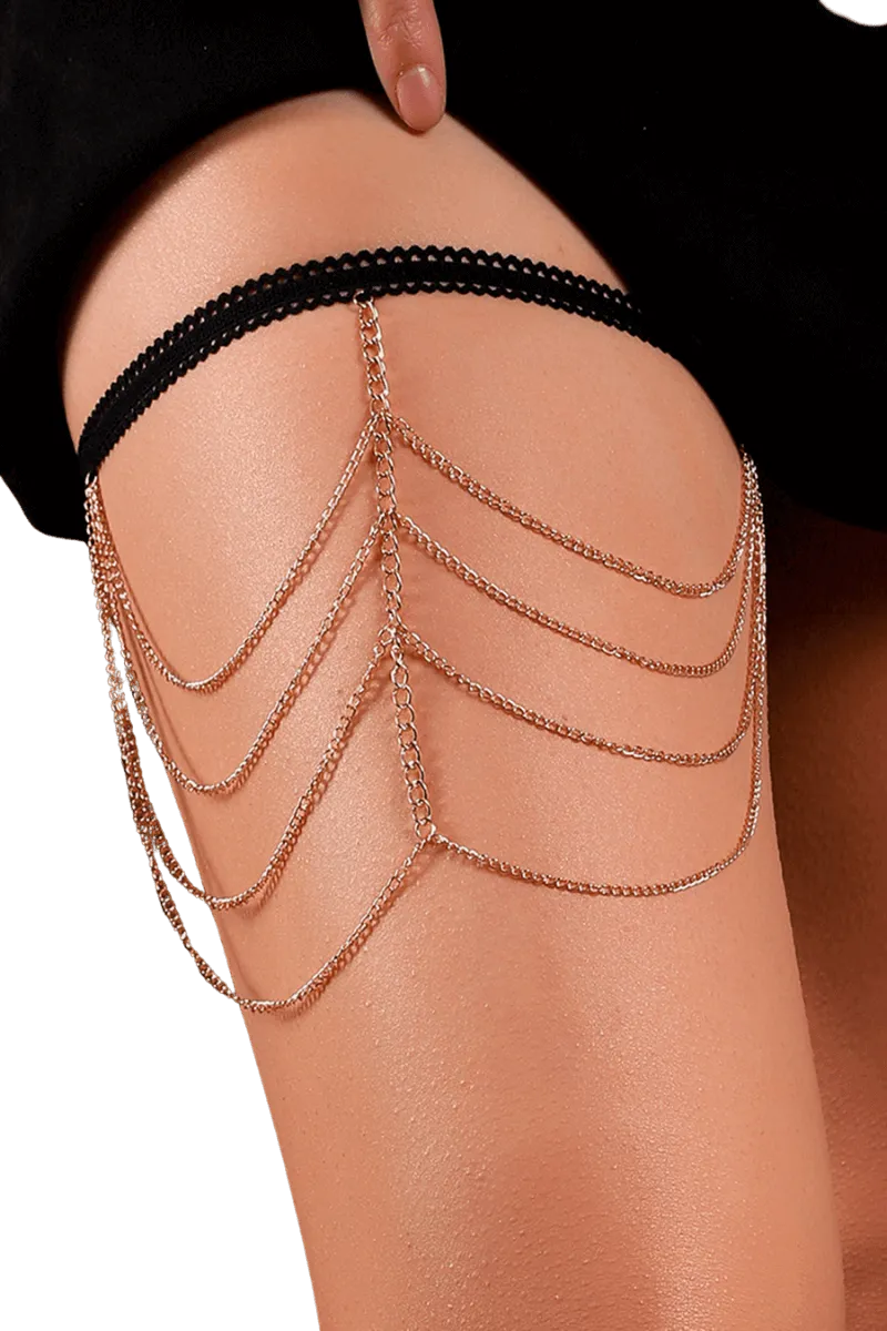 Oberschenkelschmuck Ketten - gold Oberschenkelschmuck Ketten - gold