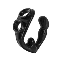 Master Series Rogue: Penis- und Hodenring mit Analplug, schwarz Master Series Rogue: Penis- und Hodenring mit Analplug, schwarz