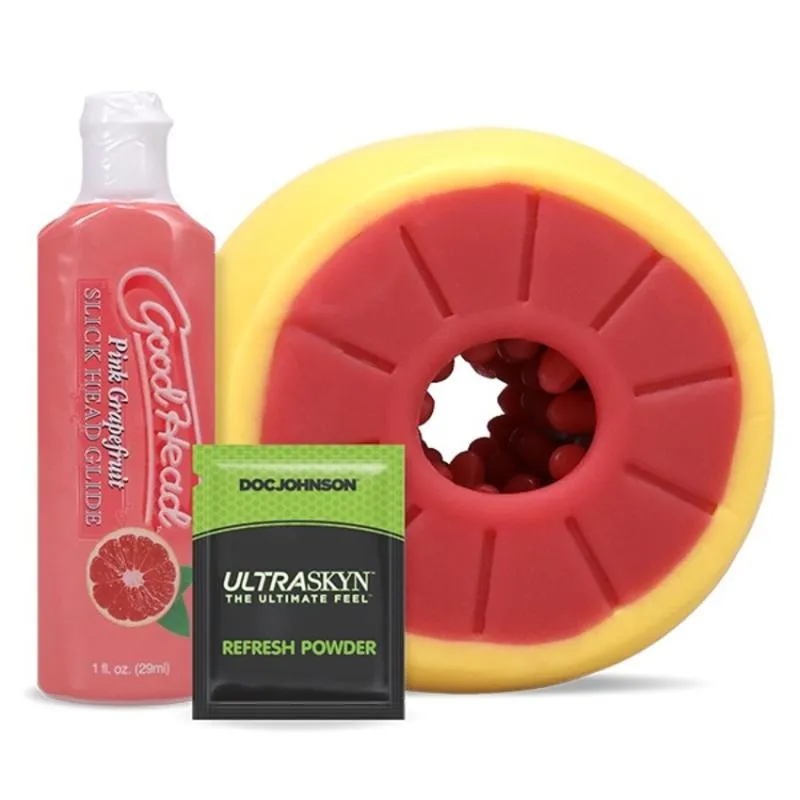 Doc Johnson - GoodHead Grapefruit Blowjob Set Doc Johnson - GoodHead Grapefruit Blowjob Set