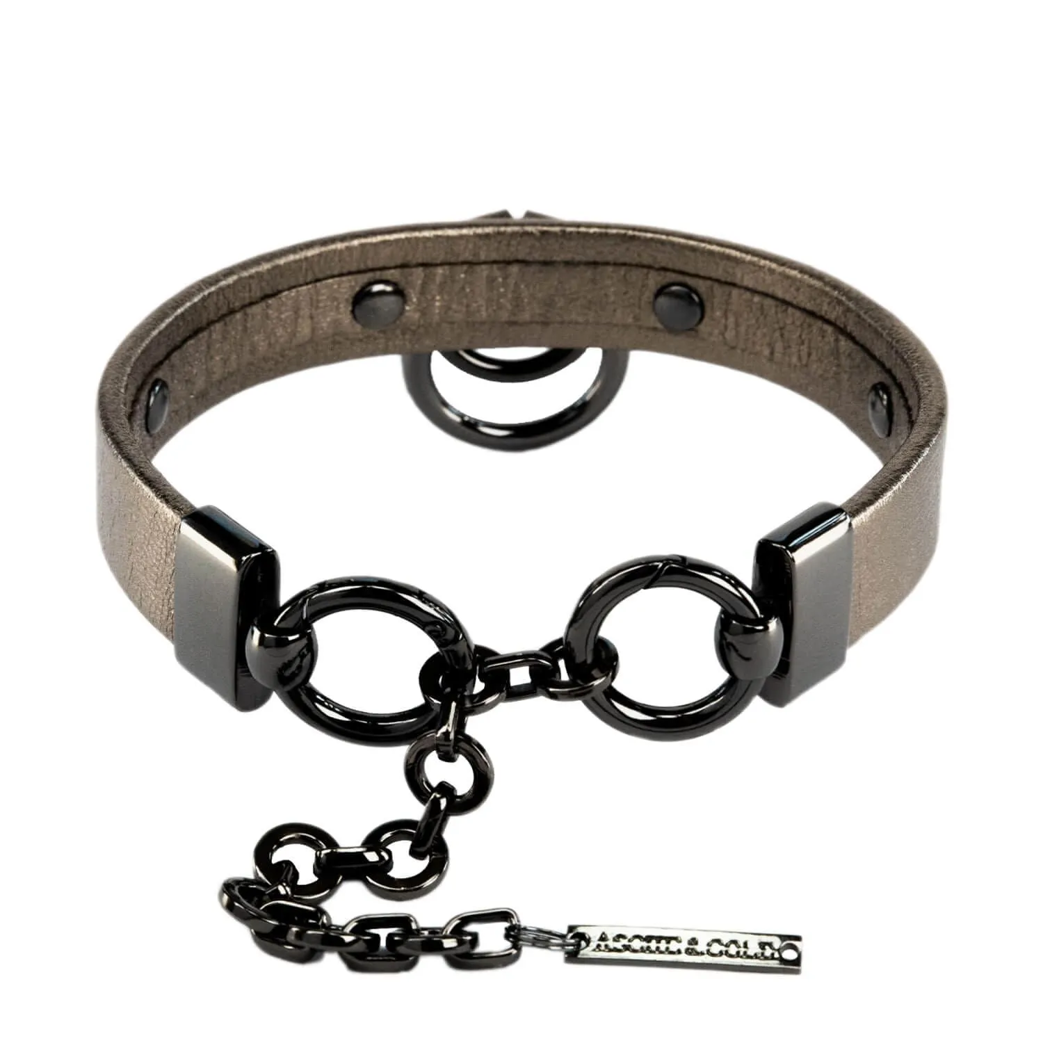 Asche & Gold - Arlette Halskette | Gold Größe OS – Bild 3