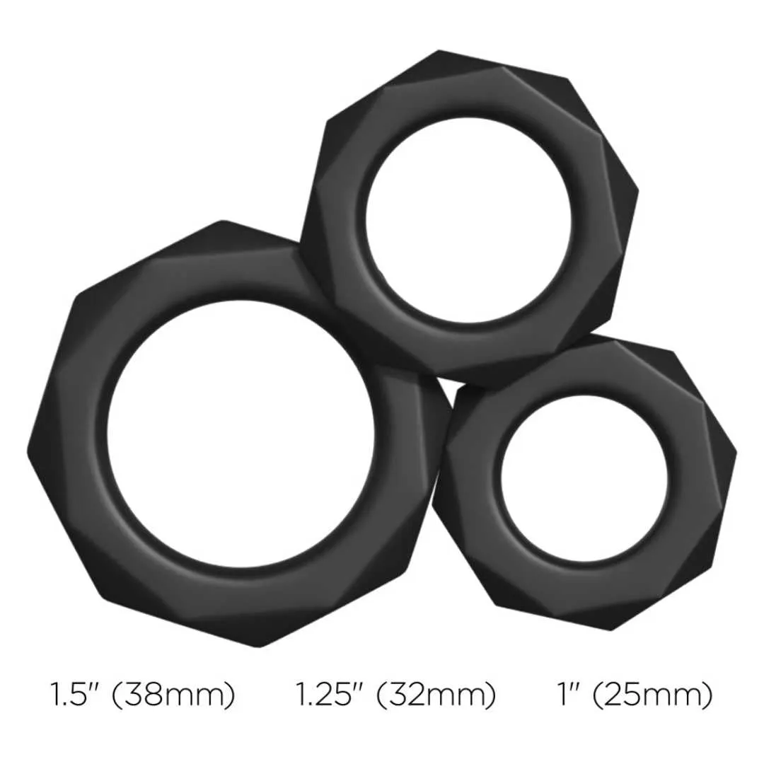 Masturbator “Air-Tight Stroker”, inkl. 3 Penisringe – Bild 5