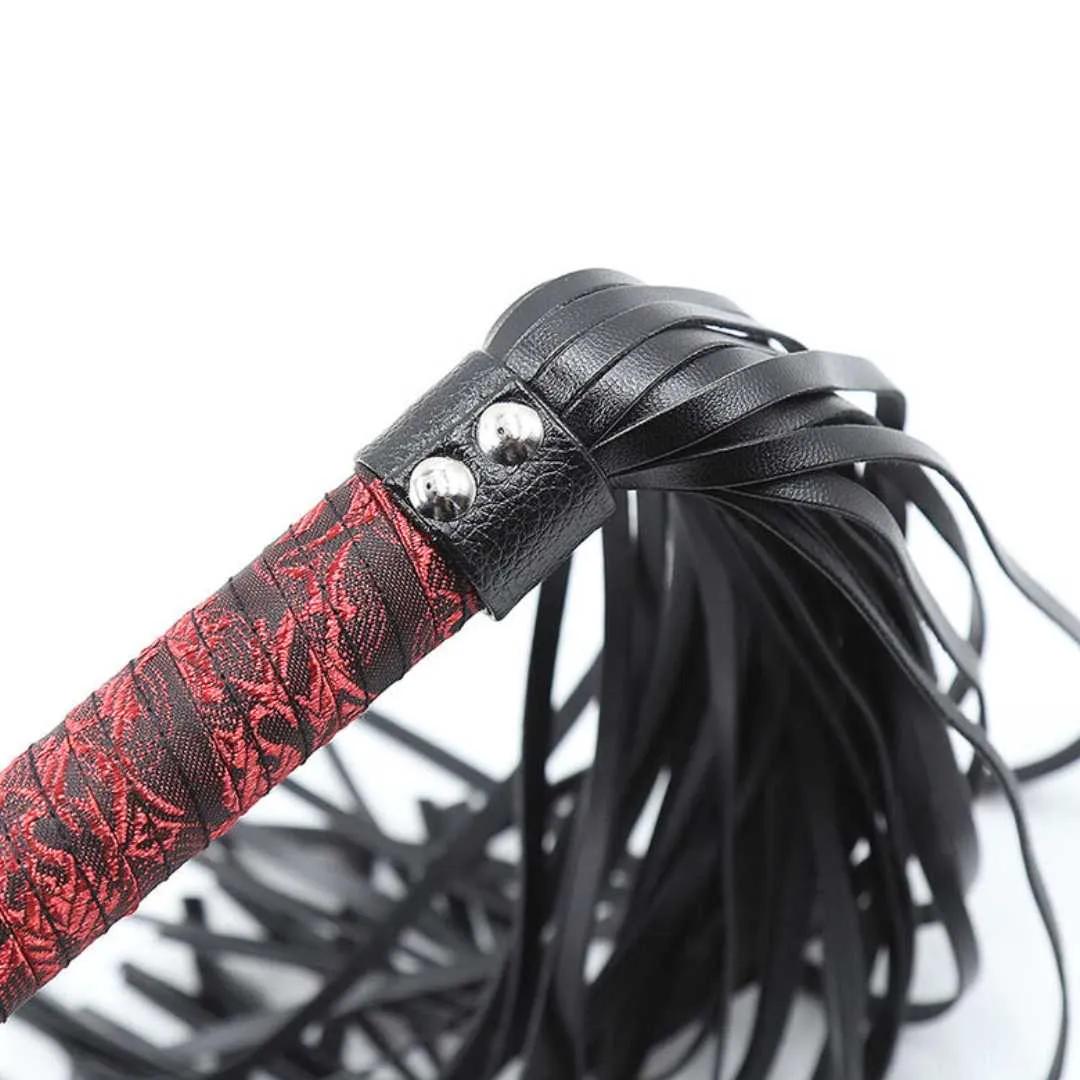 Flogger in rot-schwarzer Optik – Bild 5