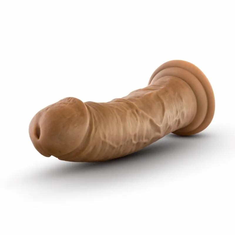 Dr. Skin Realistischer Dildo mit Saugnapf - 20,3 cm – Mokka – Bild 3