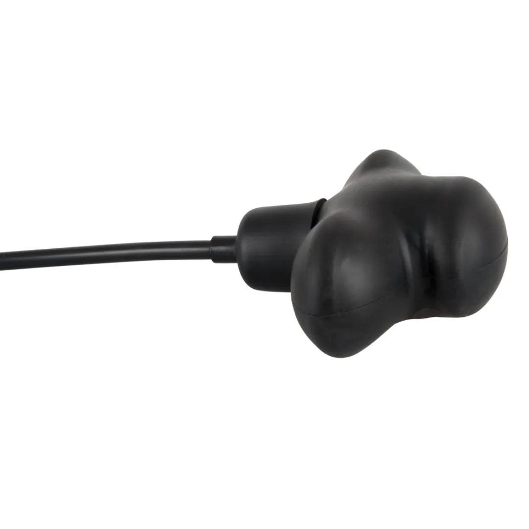 Mundknebel aus Silikon mit Latex-Pumpball – Bild 5