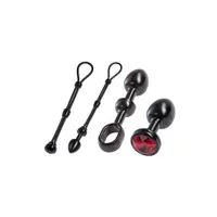 Malesation Alu Cock-Grip Set klein, schwarz/rot Malesation Alu Cock-Grip Set klein, schwarz/rot