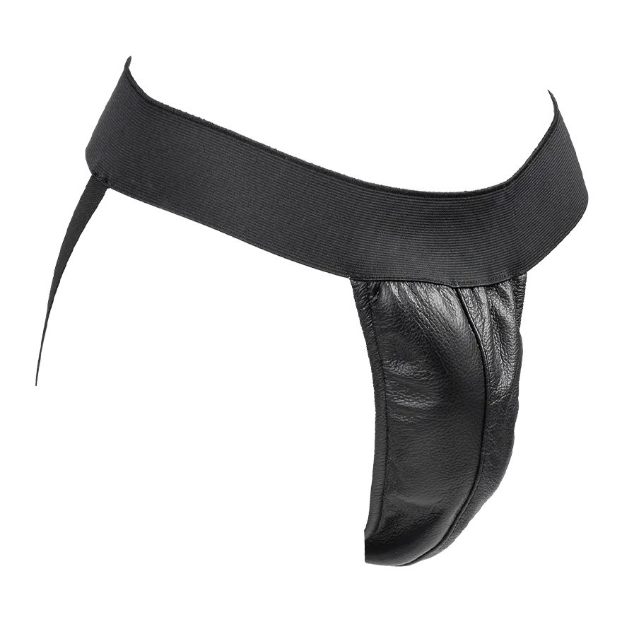 Jock Strap mit Lederklappe Jock Strap mit Lederklappe