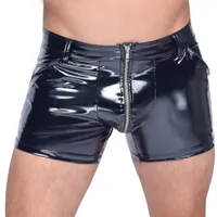 Pants aus Lack mit Front-Reißverschluss Pants aus Lack mit Front-Reißverschluss