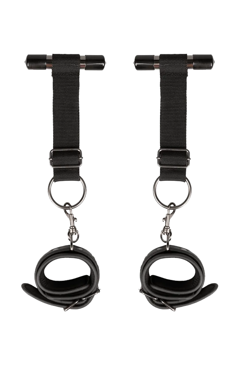 Tür-Handfesseln aus Kunstleder Tür-Handfesseln aus Kunstleder