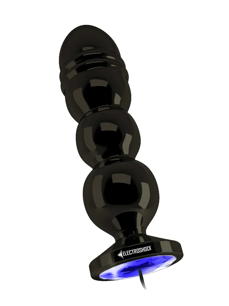 Electro Shock Bold Butt Plug: Elektro-Analplug, grau Electro Shock Bold Butt Plug: Elektro-Analplug, grau