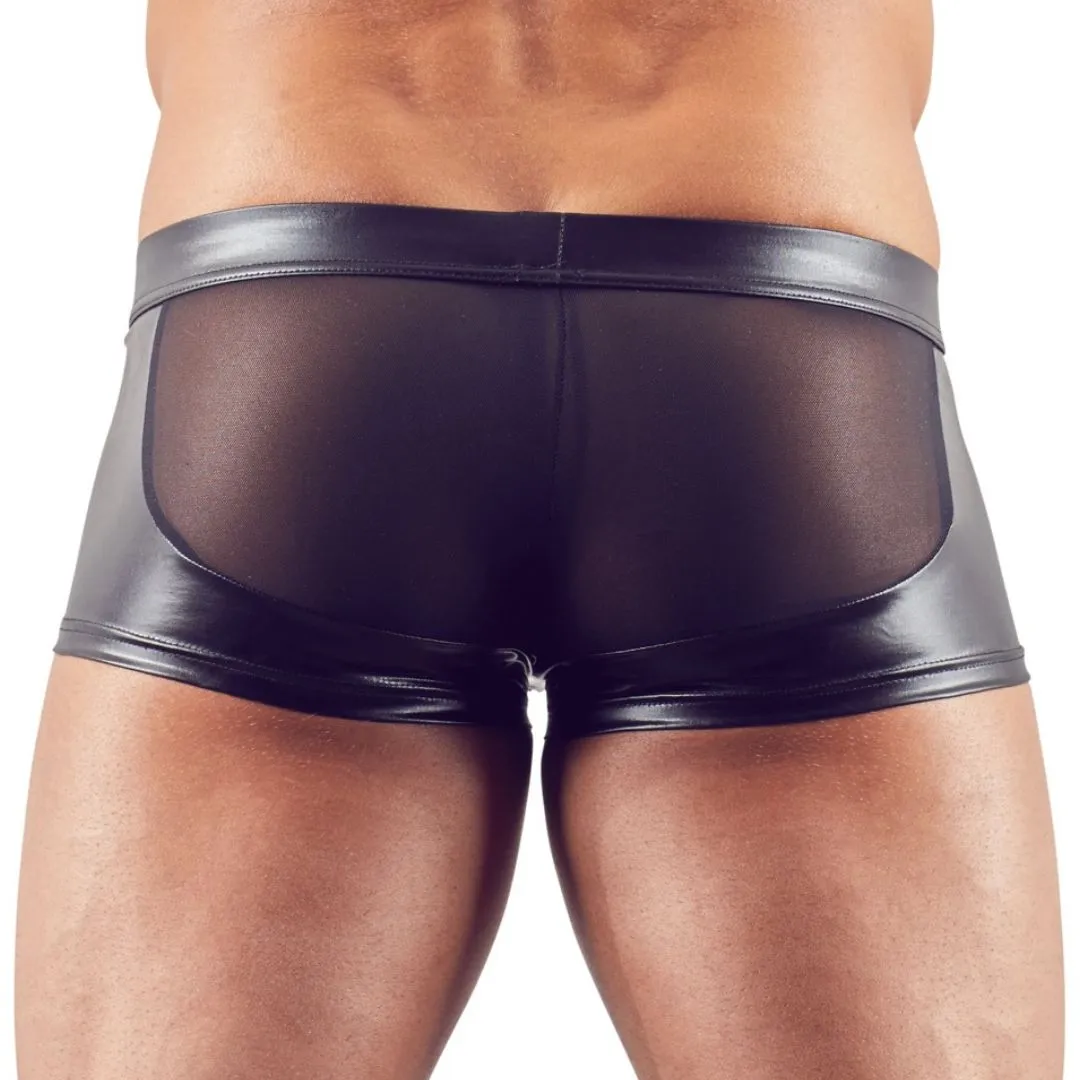 Pants mit Wetlook Einsätzen und Front-Reißverschluss – Bild 4