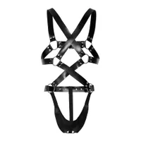 Ledergeschirr mit weichem String Ledergeschirr mit weichem String