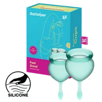 Satisfyer Feel Good - Menstrual Cup Set, 15 & 20 ml Satisfyer Feel Good - Menstrual Cup Set, 15 & 20 ml