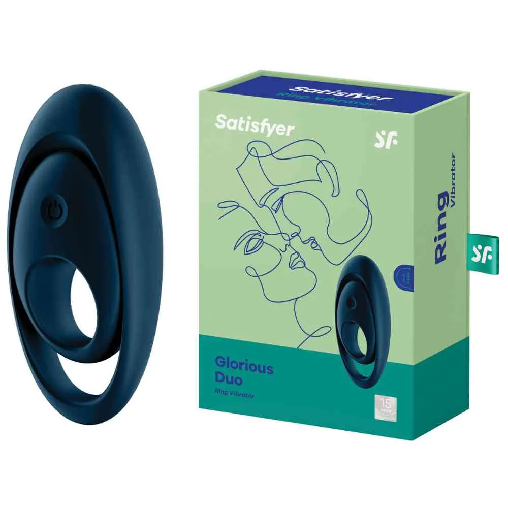 Penisring "Duo Ring Blue" – Bild 3