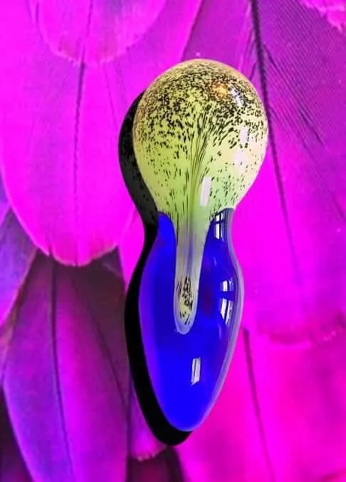 Shiri Zinn - Blauer Glas Butt Plug – Bild 2