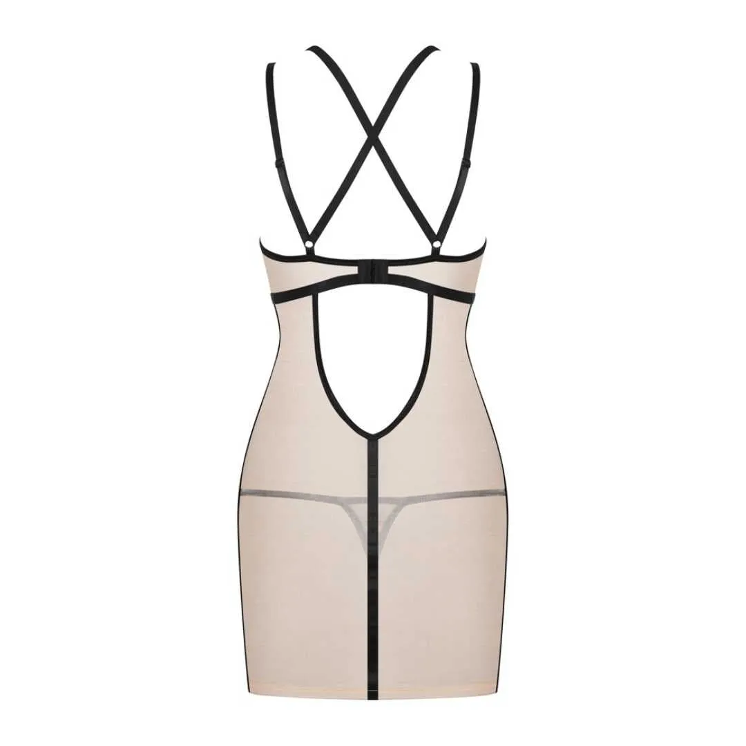 Dessouskleid "Nudelia" mit Kontrastdetails – Bild 5