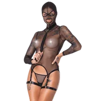 Kinky Strapshemd mit Kopfmaske Kinky Strapshemd mit Kopfmaske