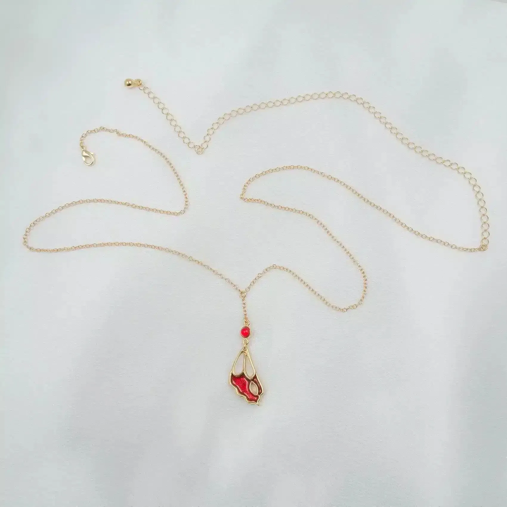 Sylvie Monthulé - Hüftkette Schmetterlingsflügel | Gold Größe M – Bild 2