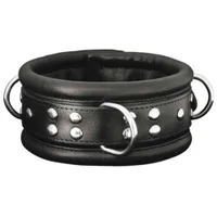 Breite Leder-Halsfessel mit Nieten Breite Leder-Halsfessel mit Nieten