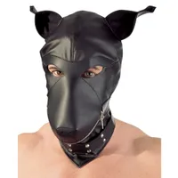 Kopfmaske in Hundeoptik mit Reißverschluss Kopfmaske in Hundeoptik mit Reißverschluss