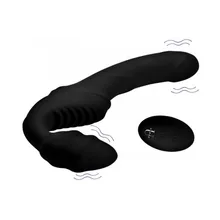 Pro Rider Strapless Strap-on Vibrator - Schwarz