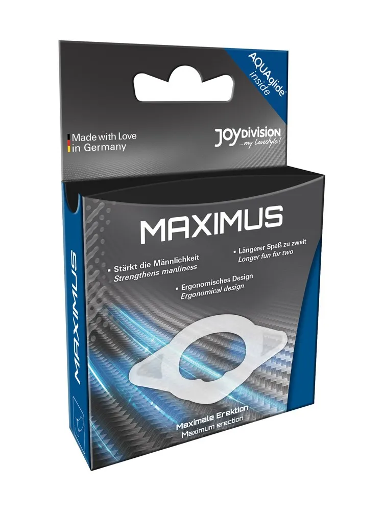 MAXIMUS Potenzring: Penisring, weiß (17mm) MAXIMUS Potenzring: Penisring, weiß (17mm)