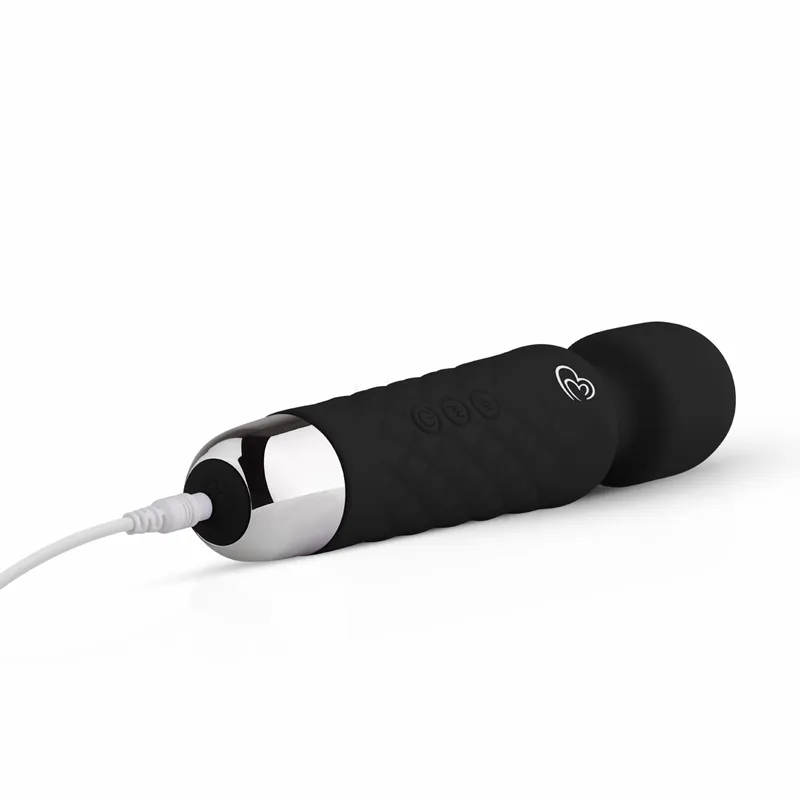 EasyToys Mini Wand-Vibrator - Schwarz – Bild 4