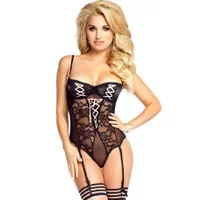 Provocative Juste un Instant: Straps-Stringbody, schwarz (S/M) Provocative Juste un Instant: Straps-Stringbody, schwarz (S/M)