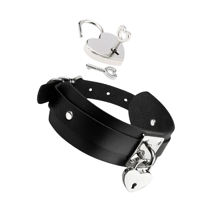 Heart-Lock-Key Collar Heart-Lock-Key Collar