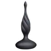 Vibro-Analplug mit Spiralstruktur und Fernbedienung Vibro-Analplug mit Spiralstruktur und Fernbedienung