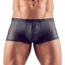 Semi-transparente Pants mit Front-Reißverschluss Semi-transparente Pants mit Front-Reißverschluss