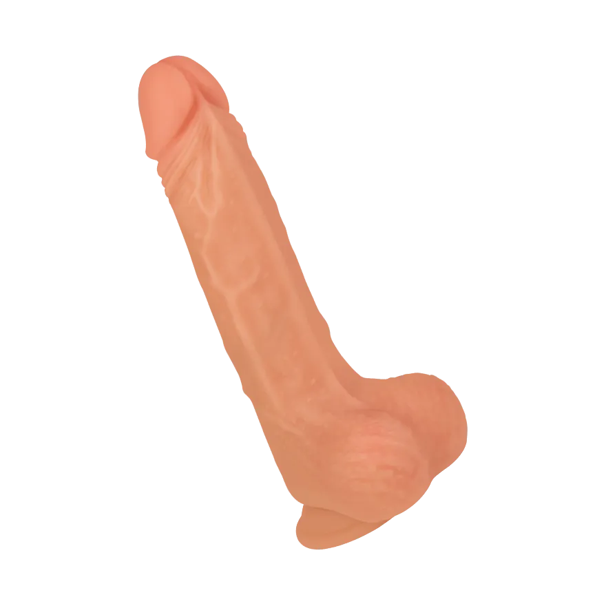 Realistischer Naturdildo mit Saugfuß, 21 cm Realistischer Naturdildo mit Saugfuß, 21 cm